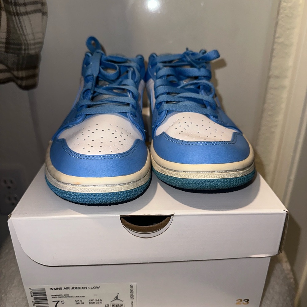 Nike Kids Air Jordan 1 Low - Blue and White